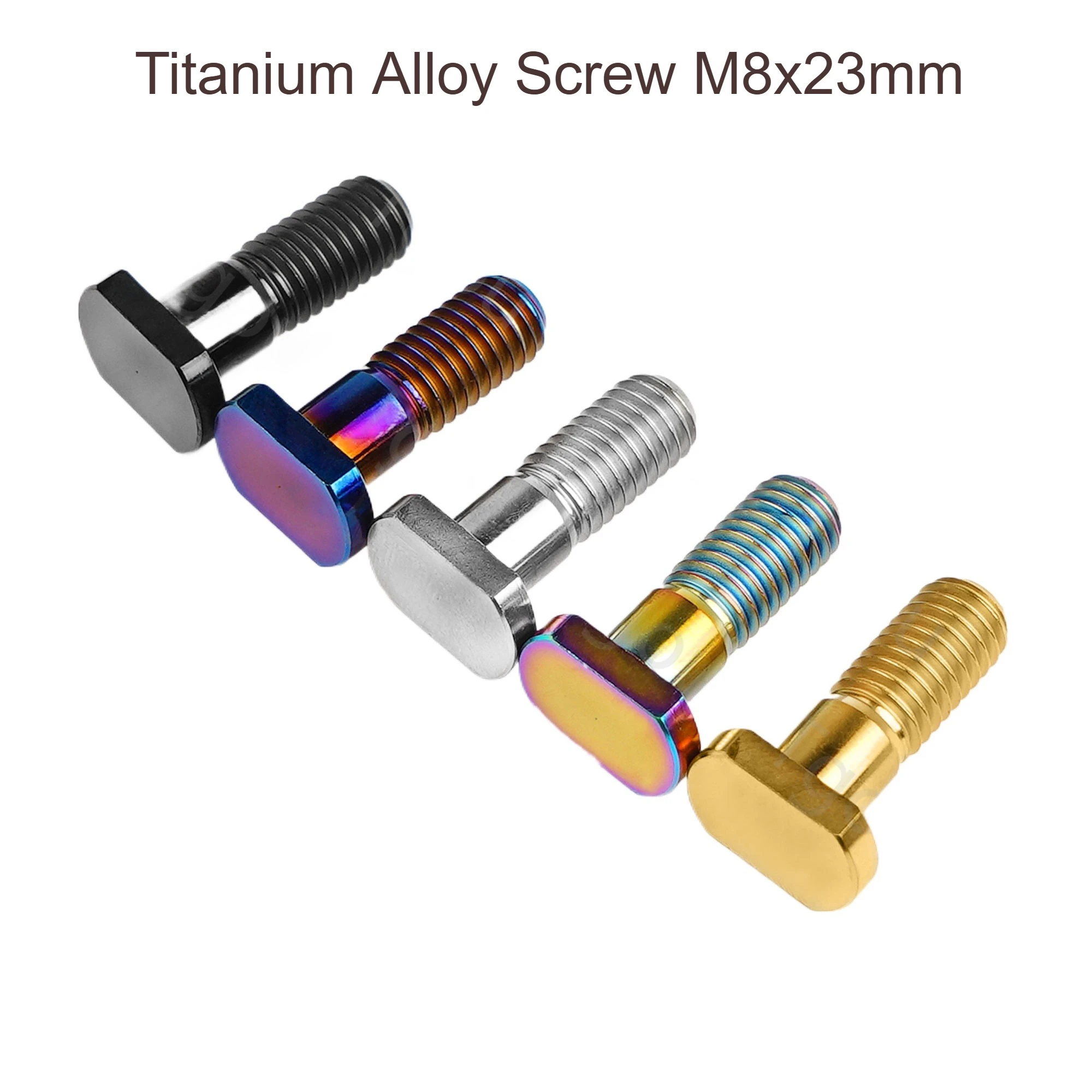 2PCS M8x23mm Titanium T-Bolt Motorcycle Rear Sprocket Bolt Mounting Screw Lightweight High Strength Corrosion Resistant
2PCS M8x23mm Titanium T-Bolt Motorcycle Rear Sprocket Bolt Mounting Screw Lightweight High Strength Corrosion Resistant