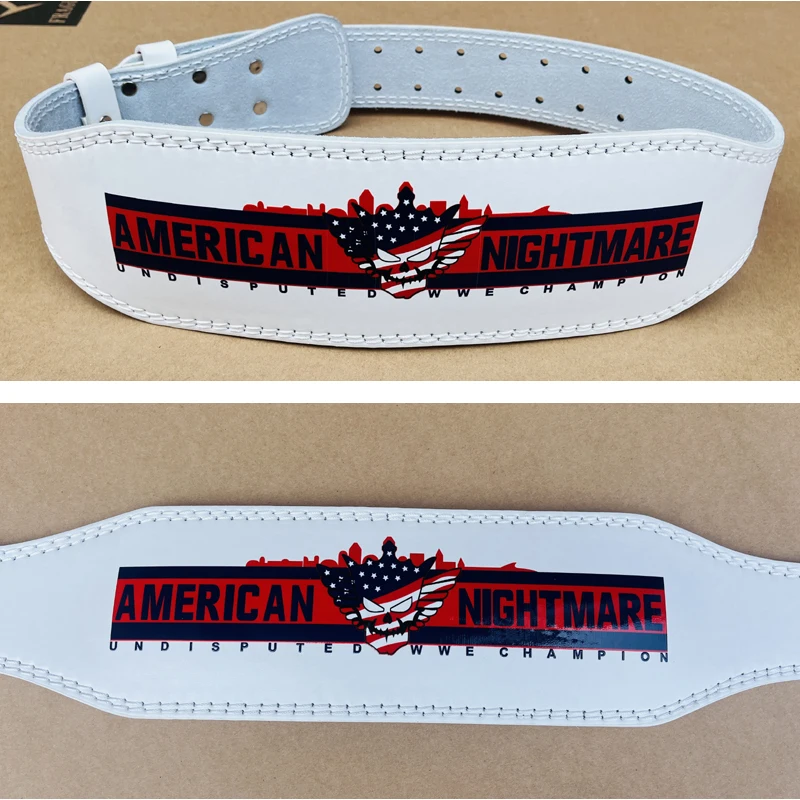 Cody Rhodes white Weight Lifting Belt Fitness PU leather belt Toy Belt Commemorative Nightmare
Cody Rhodes white Weight Lifting Belt Fitness PU leather belt Toy Belt Commemorative Nightmare