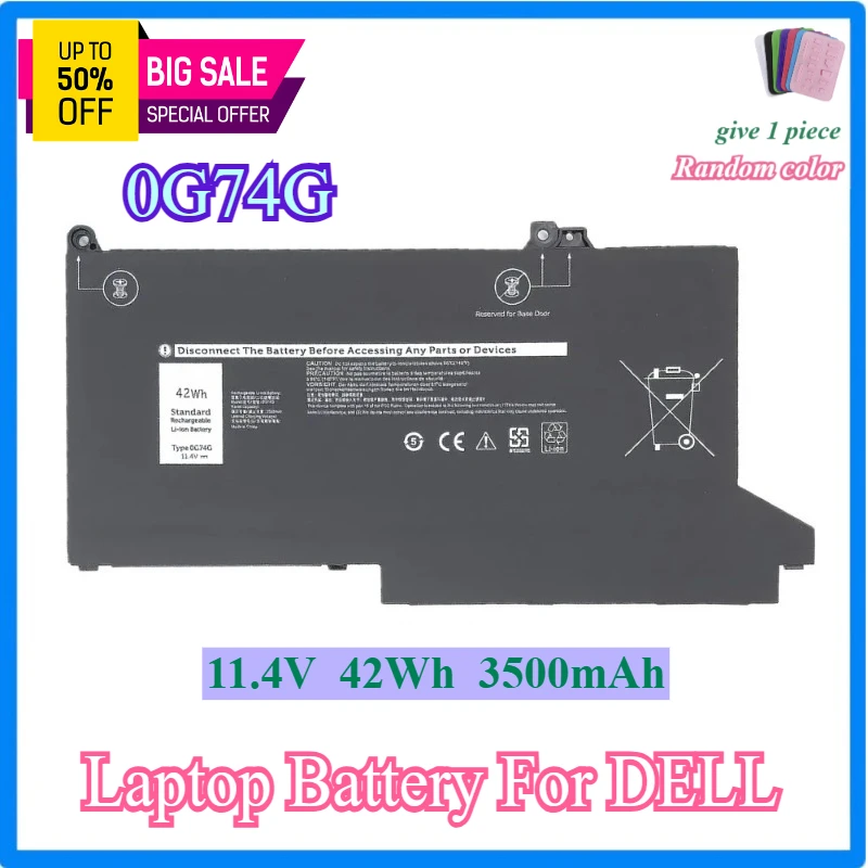0G74G Laptop Battery for DELL Latitude 5300 5310 7300 7400 Series Notebook OG74G 02PFPW 11.4V 42Wh
0G74G Laptop Battery for DELL Latitude 5300 5310 7300 7400 Series Notebook OG74G 02PFPW 11.4V 42Wh