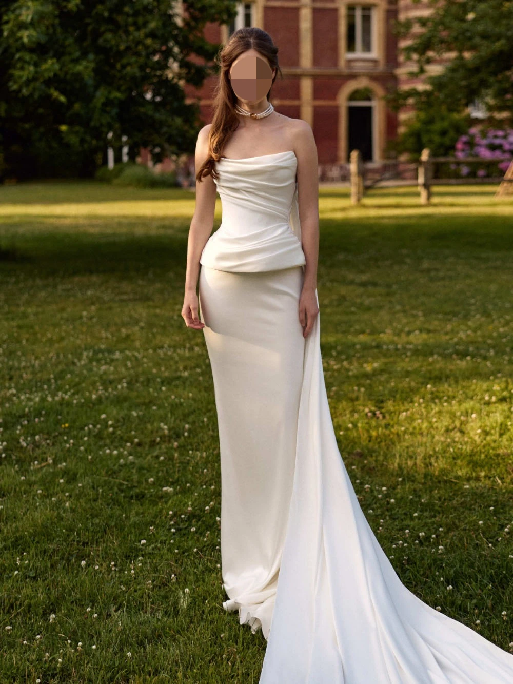 Customized Classic Charmeuse Pleat Column Strapless Long Dresses Bespoke Occasion Dresses Modern Style Elegant Sizes Available
Customized Classic Charmeuse Pleat Column Strapless Long Dresses Bespoke Occasion Dresses Modern Style Elegant Sizes Available