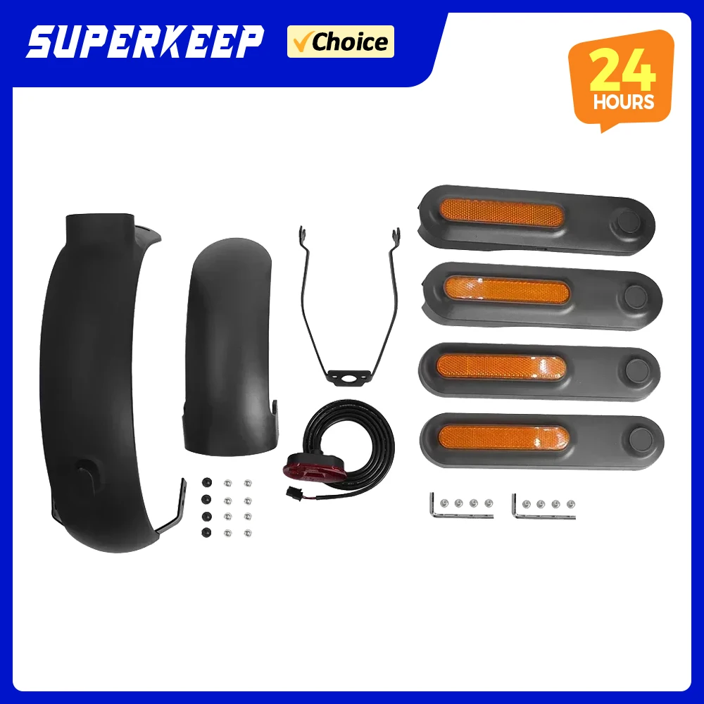 Electric Scooter Front Rear Fender Mudguard For Xiaomi 4 Ultra Support Bracket Taillight with Reflective Strips Side Shell Parts
Electric Scooter Front Rear Fender Mudguard For Xiaomi 4 Ultra Support Bracket Taillight with Reflective Strips Side Shell Parts
