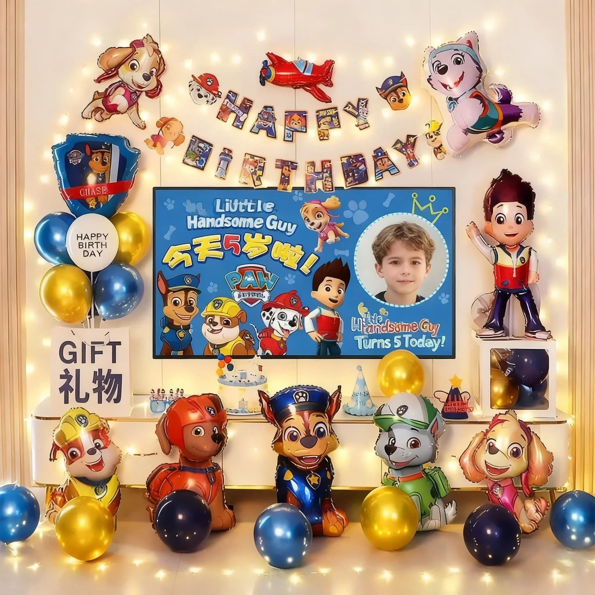 PAW Patrol Cartoon Figure Dog Balloon Aluminium Foil Inflatable Themed Birthday Party Festival Decoration Children's Supplies
PAW Patrol Cartoon Figure Dog Balloon Aluminium Foil Inflatable Themed Birthday Party Festival Decoration Children's Supplies