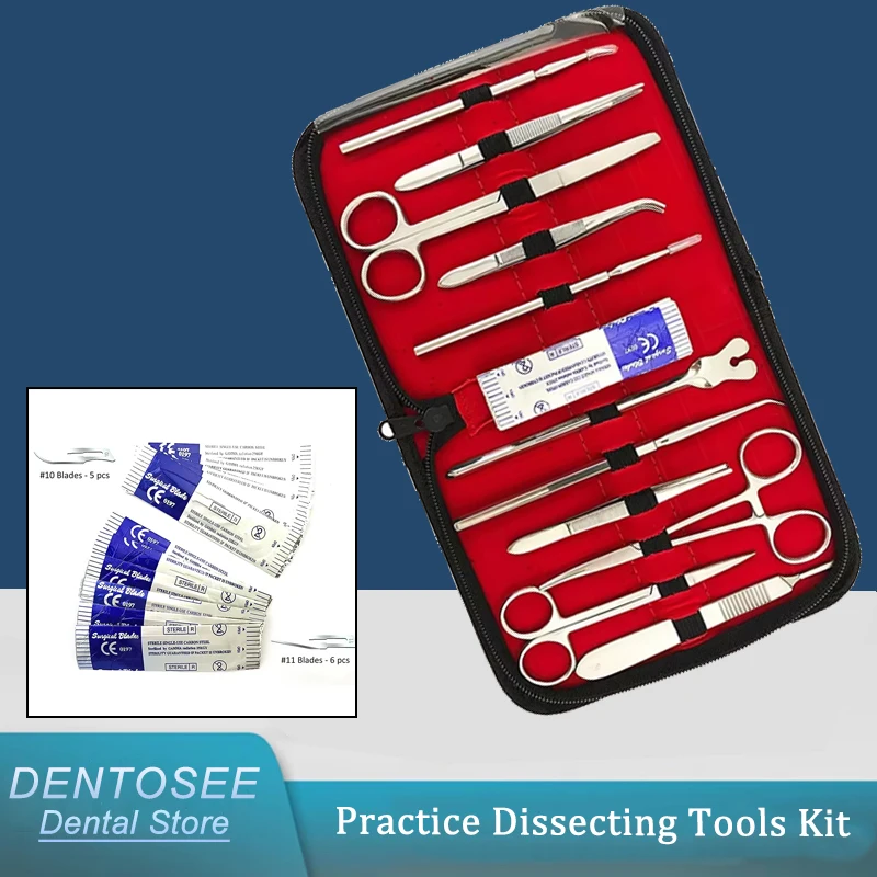 1Set Dental Suture Practice Kit for Medical Students with Skin Pad Model - Surgical Training & Teaching Tool Set
1Set Dental Suture Practice Kit for Medical Students with Skin Pad Model - Surgical Training & Teaching Tool Set