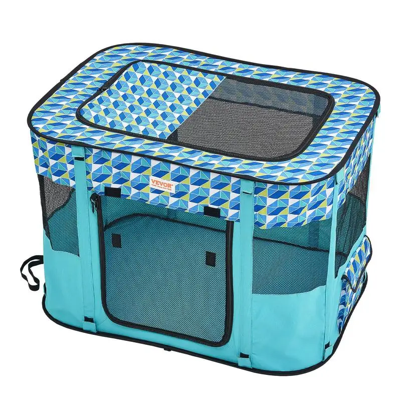 Foldable Pet Playpen, 32'' x 24'' x 22'' Portable Dog Playpen, Crate Kennel for Puppy, Dog, Cat, Waterproof 600D Oxford Cloth, Removable Zipper, for Indoor Outdoor Travel Camping (Rectangle, S)
Foldable Pet Playpen, 32'' x 24'' x 22'' Portable Dog Playpen, Crate Kennel for Puppy, Dog, Cat, Waterproof 600D Oxford Cloth, Removable Zipper, for Indoor Outdoor Travel Camping (Rectangle, S)