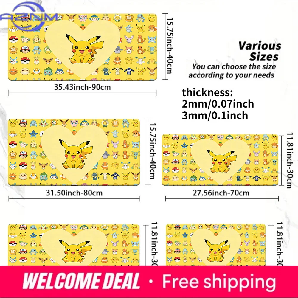 Pokemon Pikachu Heart & Friends Pattern Gaming Mouse Pad Non-Slip Desk Mat
Pokemon Pikachu Heart & Friends Pattern Gaming Mouse Pad Non-Slip Desk Mat