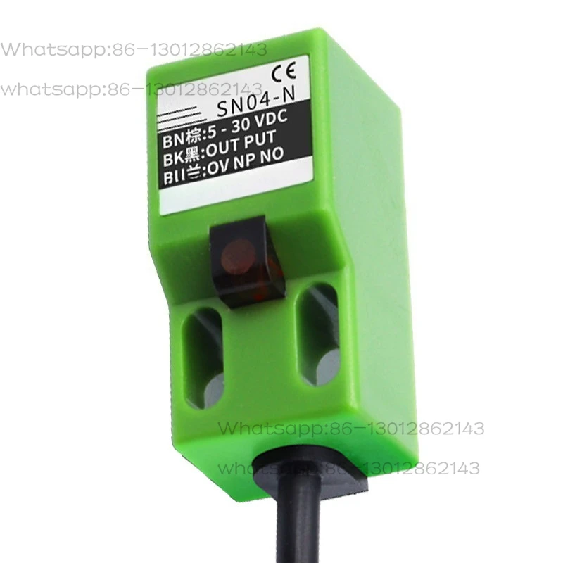 Square proximity switch SN04-N/P three-wire NPN/PNP normally open SN05 DC 5V12V24V36V
Square proximity switch SN04-N/P three-wire NPN/PNP normally open SN05 DC 5V12V24V36V