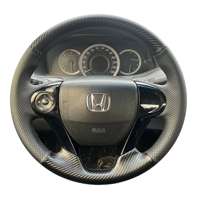 Чехол на руль из плетеной кожи для Honda Accord 9 (2013-2016), Odyssey (2015-2021), Pilot (2015), Ridgeline (2016) – элемент интерьера автомобиля
Чехол на руль из плетеной кожи для Honda Accord 9 (2013-2016), Odyssey (2015-2021), Pilot (2015), Ridgeline (2016) – элемент интерьера автомобиля