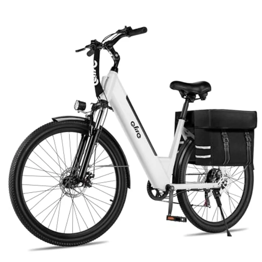 City commuter ebike for adults and teens: step-through frame aluminum alloy matte black 1000W peak motor with 55-mile range and
City commuter ebike for adults and teens: step-through frame aluminum alloy matte black 1000W peak motor with 55-mile range and