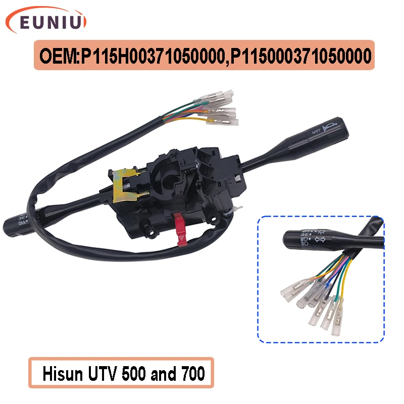 Light Switch Turn Signai Horn Combination UTV 500 700 HiSUN HS Bucket Seat P115H00371050000
Light Switch Turn Signai Horn Combination UTV 500 700 HiSUN HS Bucket Seat P115H00371050000