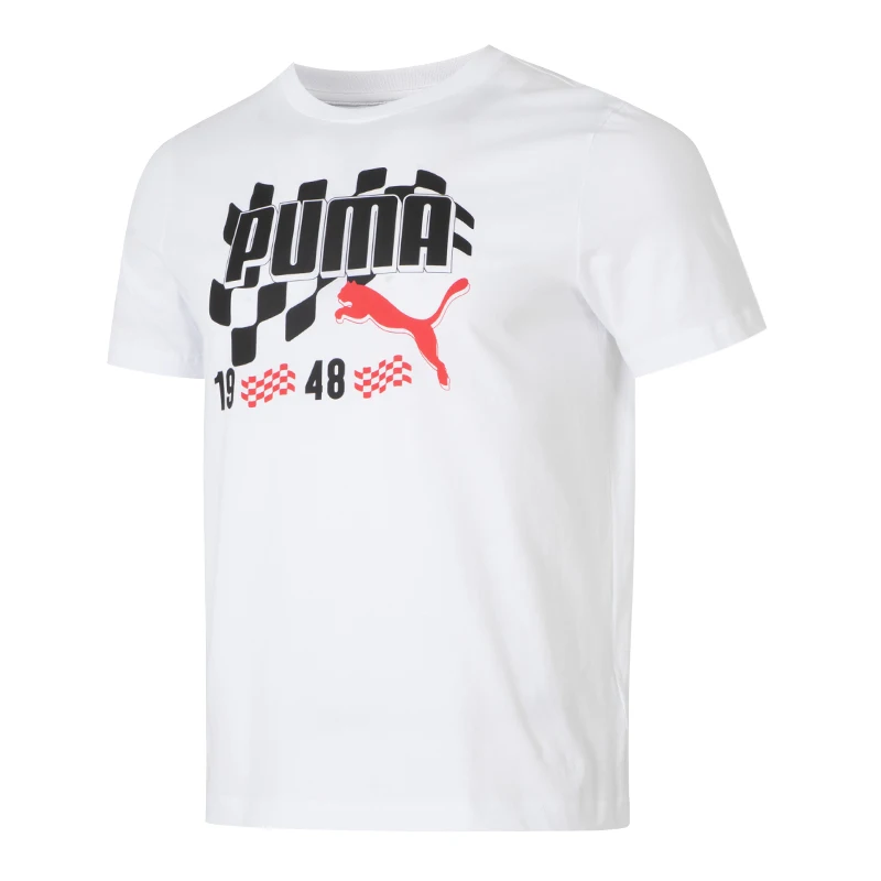 Puma Graphics Moto Flag Tee Men's Short-Sleeved Outdoor Running Loose Half-Sleeved Sports Casual T-Shirt 690253-02
Puma Graphics Moto Flag Tee Men's Short-Sleeved Outdoor Running Loose Half-Sleeved Sports Casual T-Shirt 690253-02