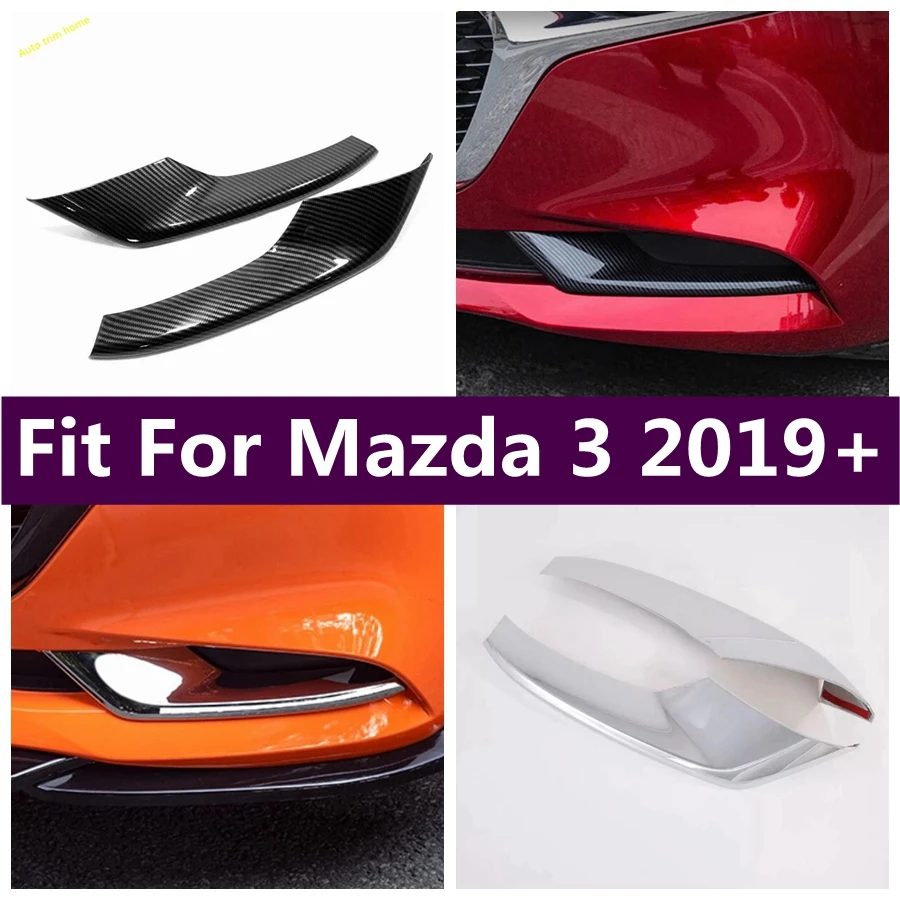 ABS Chrome / Carbon Fiber Front Bumper Fog Light Lamp Eyebrow Decoration Cover Trim Fit For Mazda 3 2019 - 2023 Car Accessories
ABS Chrome / Carbon Fiber Front Bumper Fog Light Lamp Eyebrow Decoration Cover Trim Fit For Mazda 3 2019 - 2023 Car Accessories
