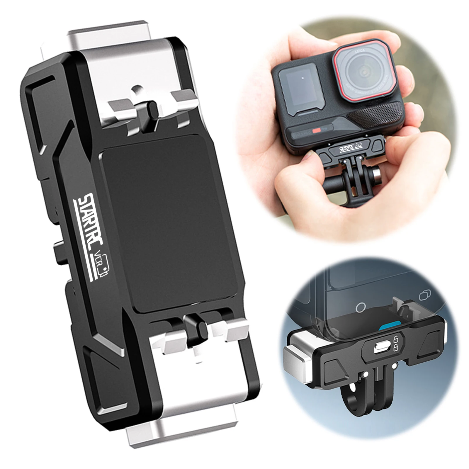 Quick Release Mount Aluminum Alloy Camera Mount Adapter Foldable Plate Base for Insta360 X5 Accessories
Quick Release Mount Aluminum Alloy Camera Mount Adapter Foldable Plate Base for Insta360 X5 Accessories