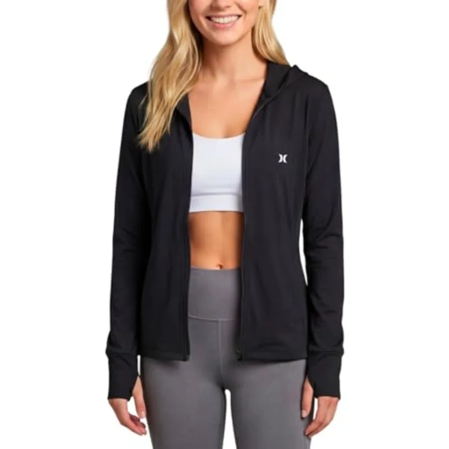 Hurley Sun Protection Lightweight Jacket Women - Sun Hoodie SPF 50+ UV Shirt Quick Dry Long Sleeve Sun Shirt Outdoor
Hurley Sun Protection Lightweight Jacket Women - Sun Hoodie SPF 50+ UV Shirt Quick Dry Long Sleeve Sun Shirt Outdoor