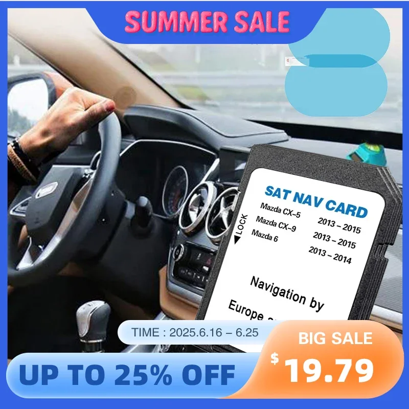 SD Navi Card Europe UK Turkey Map for Mazda 6 CX5 CX9 Car 2024 Navigation 8GB Sat Nav GPS with Anti Fog Reaview
SD Navi Card Europe UK Turkey Map for Mazda 6 CX5 CX9 Car 2024 Navigation 8GB Sat Nav GPS with Anti Fog Reaview