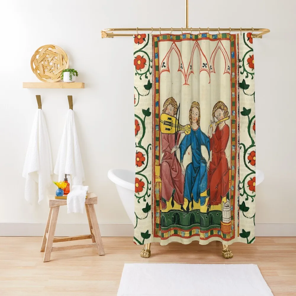 MEDIEVAL MUSIC AND MUSICIANS ,ANTIQUE MINIATURE WITH WILD ROSES Shower Curtain Anime Bathroom Waterproof Fabric Bathroom Curtain
MEDIEVAL MUSIC AND MUSICIANS ,ANTIQUE MINIATURE WITH WILD ROSES Shower Curtain Anime Bathroom Waterproof Fabric Bathroom Curtain