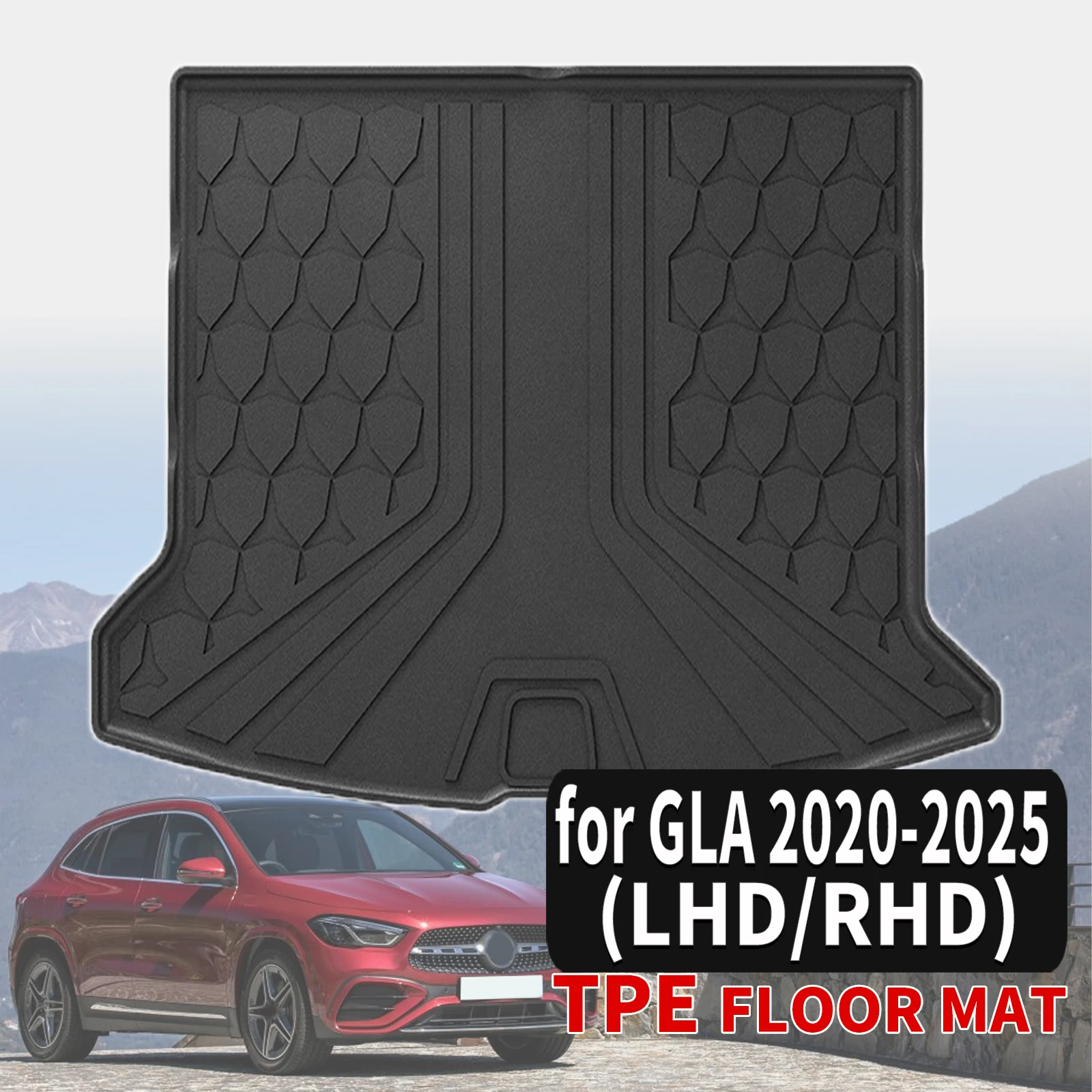 for Mercedes-Benz GLA 2025-2020 AMG 200/220/250 Luxury Eco-Friendly TPE Trunk Pad Odorless Non-Toxic Custom Fit Car Accessories
for Mercedes-Benz GLA 2025-2020 AMG 200/220/250 Luxury Eco-Friendly TPE Trunk Pad Odorless Non-Toxic Custom Fit Car Accessories