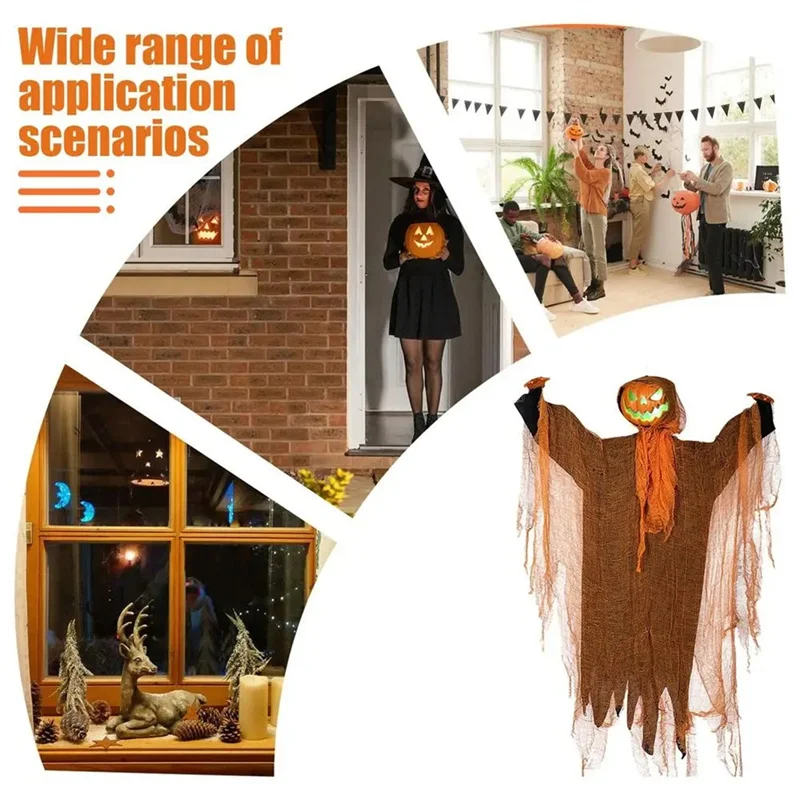【Hot Selling】Pumpkin Ghost Scarecrow Decor Outdoor Pumpkin Scarecrow Decoration Spooky Bendable Arms Skeleton Outdoor Decoration
【Hot Selling】Pumpkin Ghost Scarecrow Decor Outdoor Pumpkin Scarecrow Decoration Spooky Bendable Arms Skeleton Outdoor Decoration