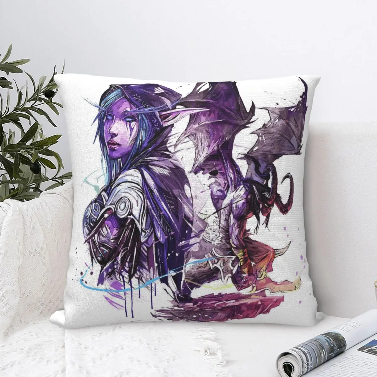 Pillow Cover World Of Warcraft Printed Cushion Cover Fashion Pillow Case For Living Room Chair Pillowcases
Pillow Cover World Of Warcraft Printed Cushion Cover Fashion Pillow Case For Living Room Chair Pillowcases
