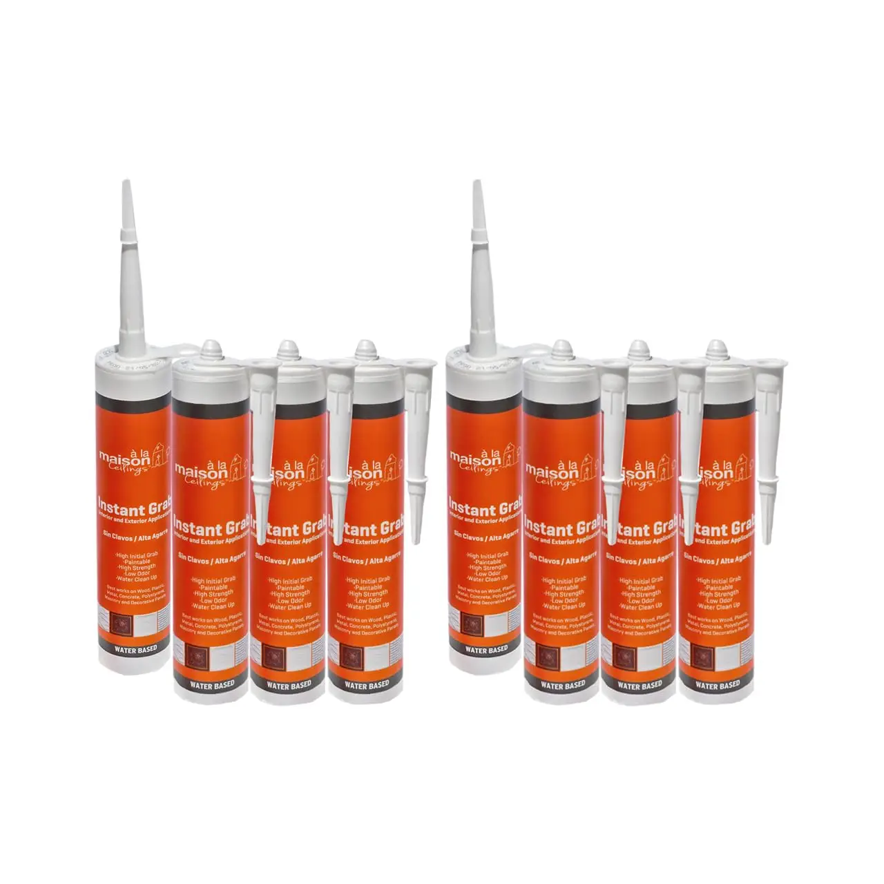 Ceiling Tile, Wall Panel & Crown Molding Adhesive, High-Strength Water-Resistant Glue for Indoor/Outdoor Use, Easy-Apply
Ceiling Tile, Wall Panel & Crown Molding Adhesive, High-Strength Water-Resistant Glue for Indoor/Outdoor Use, Easy-Apply