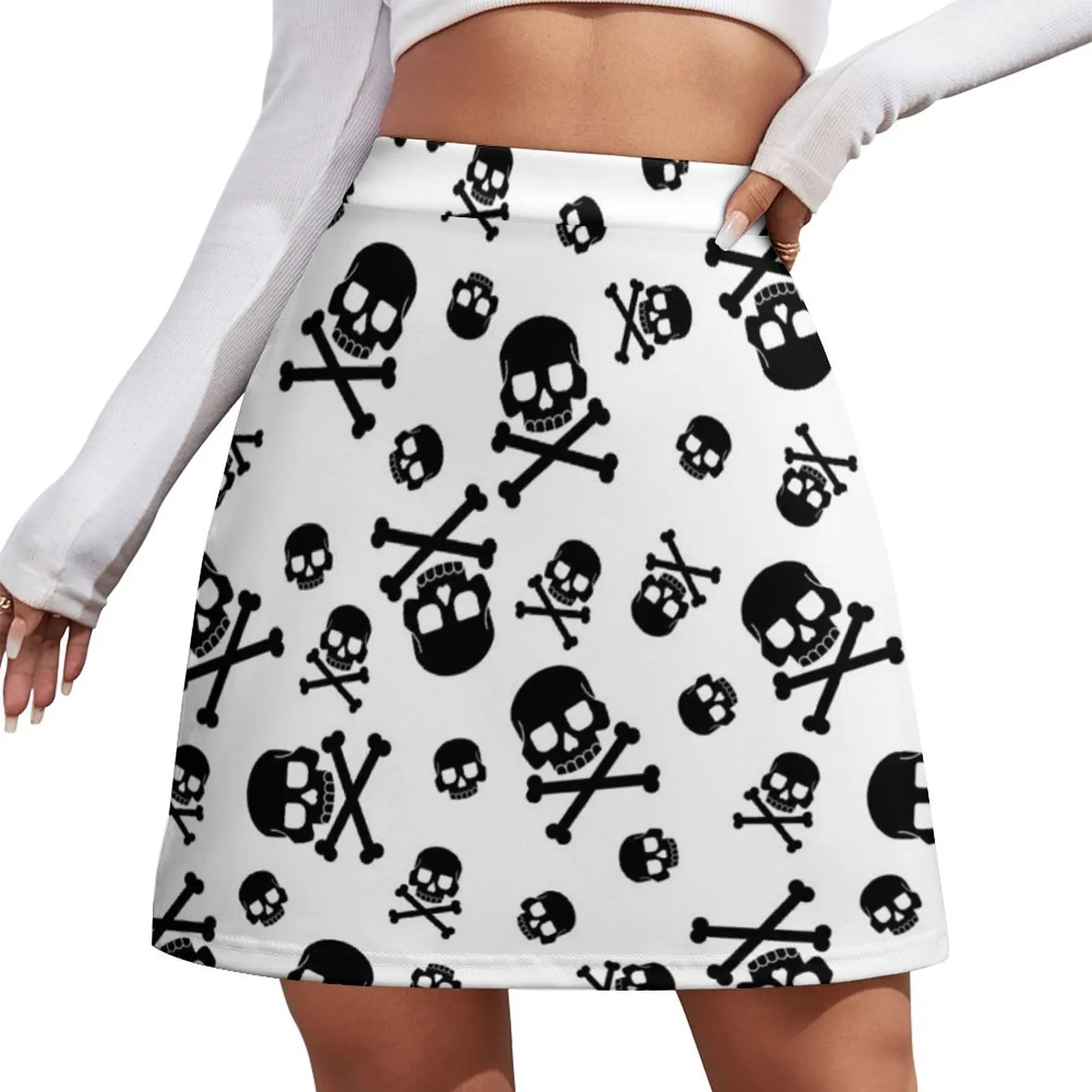 Skull and crossbones pattern for holiday halloween Mini Skirt mini skirt new in clothes girls skirt
Skull and crossbones pattern for holiday halloween Mini Skirt mini skirt new in clothes girls skirt