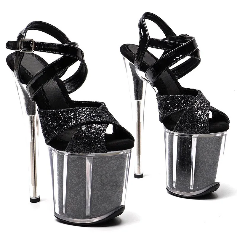 Model Shows Wome Fashion 20CM/8inches PU Upper Platform Sexy High Heels Sandals Pole Dance Shoes 301
Model Shows Wome Fashion 20CM/8inches PU Upper Platform Sexy High Heels Sandals Pole Dance Shoes 301