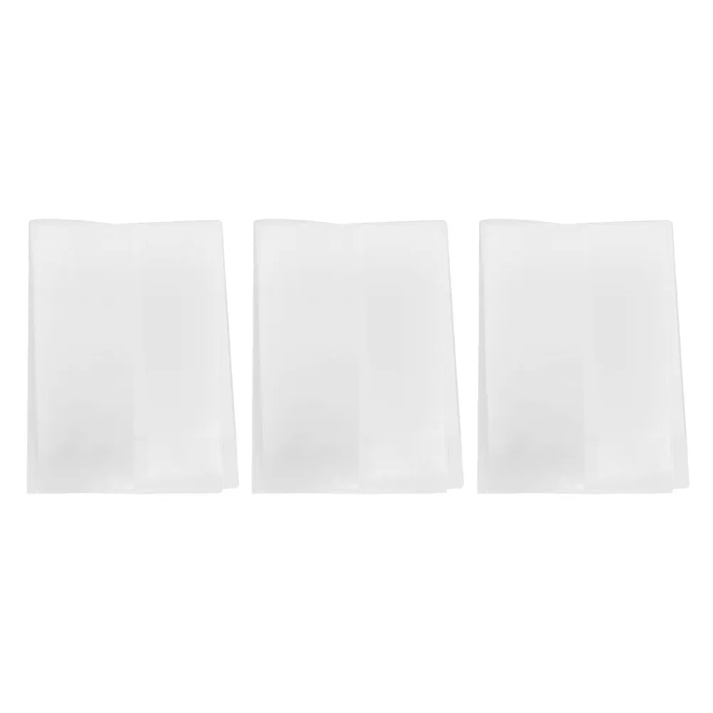 3Pcs A5 Transparent Notebook Covers Clear PVC Waterproof Protective Sleeves Book Cover Protector for Scrapbooks Textbooks
3Pcs A5 Transparent Notebook Covers Clear PVC Waterproof Protective Sleeves Book Cover Protector for Scrapbooks Textbooks