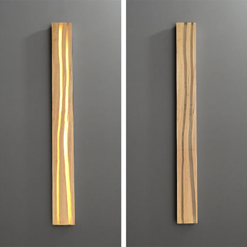 New Solid Wood Long Strip Wall Lamp Creative Living Room Bedroom Bedside Decoration Sconce Japanese Style Bar Shade LED Lighting
New Solid Wood Long Strip Wall Lamp Creative Living Room Bedroom Bedside Decoration Sconce Japanese Style Bar Shade LED Lighting