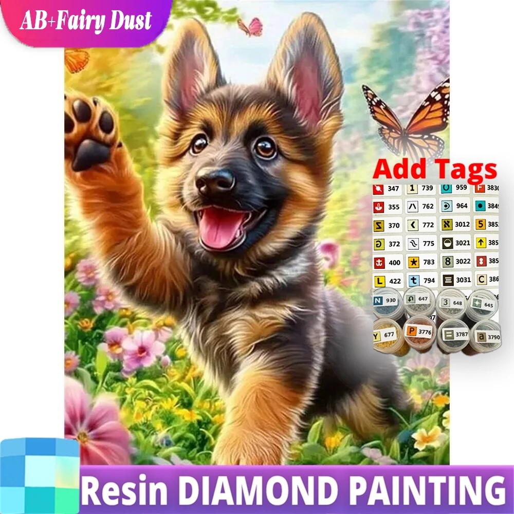 Resin AB Fairy Dust Dog Diamond Painting Animal DIY Full Square Round Mosaic Butterfly Suitable For Beginners Handmade Gift
Resin AB Fairy Dust Dog Diamond Painting Animal DIY Full Square Round Mosaic Butterfly Suitable For Beginners Handmade Gift