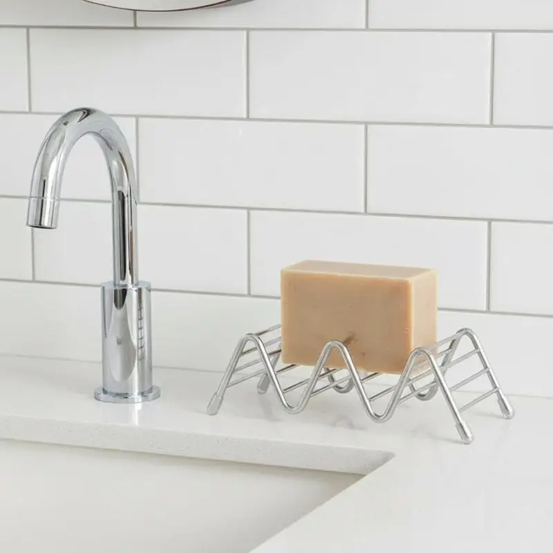 2-piece set with drip tray, bathroom storage rack, stainless steel soap rack, drainage soap tray, kitchen sink, sponge rack
2-piece set with drip tray, bathroom storage rack, stainless steel soap rack, drainage soap tray, kitchen sink, sponge rack