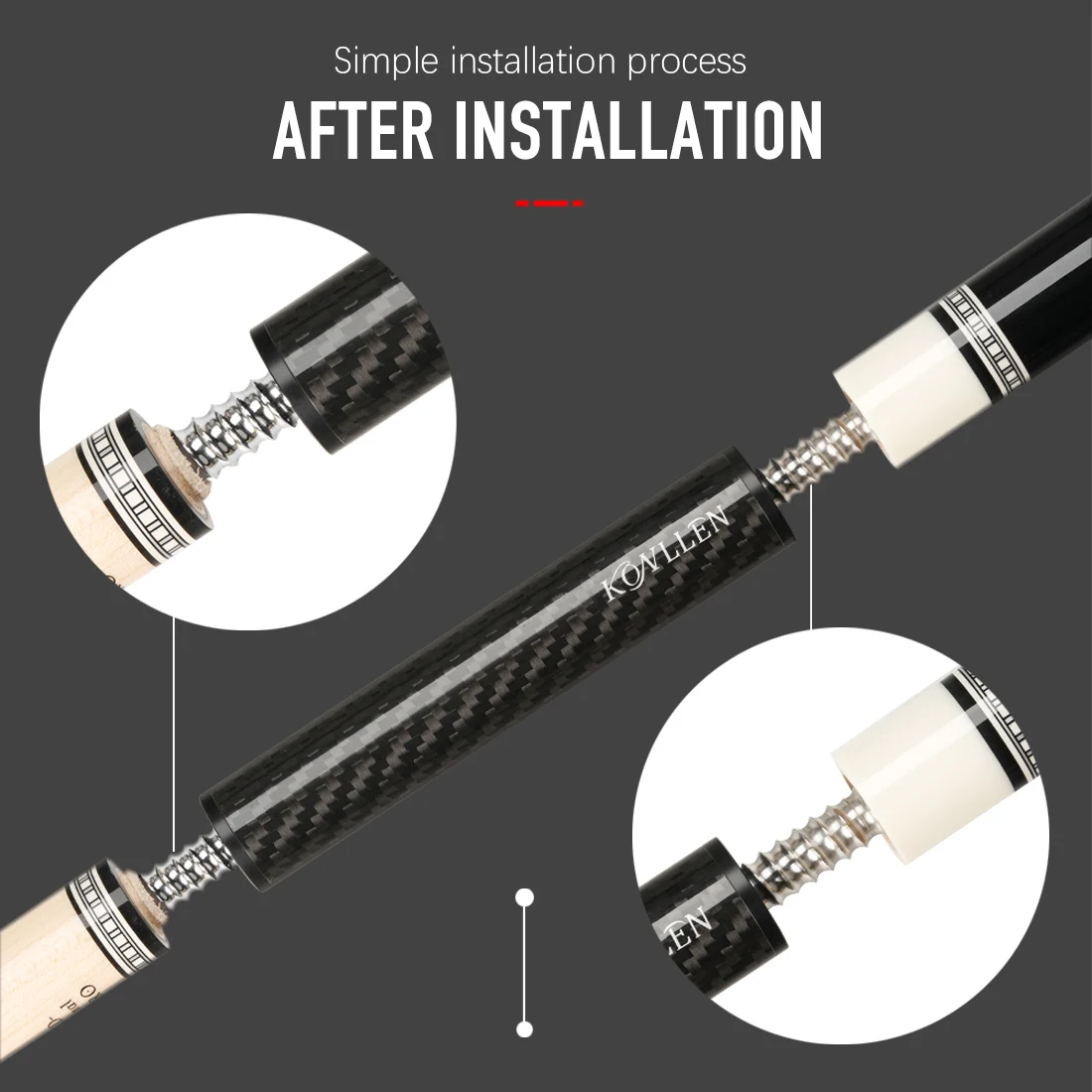 KONLLEN-Middle Extension Carbon Pool Extender, Billiards Extension Tool, Billiard Holder, Professional Aluminum Alloy Accessory
KONLLEN-Middle Extension Carbon Pool Extender, Billiards Extension Tool, Billiard Holder, Professional Aluminum Alloy Accessory