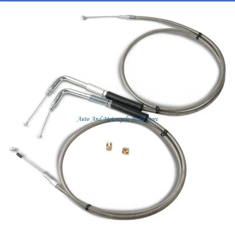 P9FD Idle Cable with 90° Elbow Fitting for Davidson FXST FLST FLT XL Motorcycle 42'' Throttle and Idle Cable Set 56579-02A
P9FD Idle Cable with 90° Elbow Fitting for Davidson FXST FLST FLT XL Motorcycle 42'' Throttle and Idle Cable Set 56579-02A