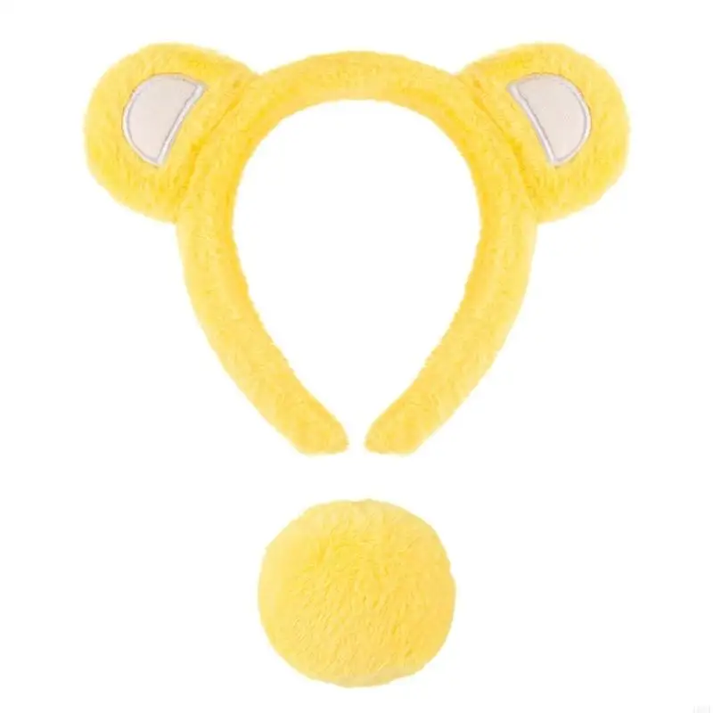 Little Bear Ears and Tail Set with Little Bear Ears Headband Bear Tail Animal Cosplay Costume Accessories for Halloween
Little Bear Ears and Tail Set with Little Bear Ears Headband Bear Tail Animal Cosplay Costume Accessories for Halloween