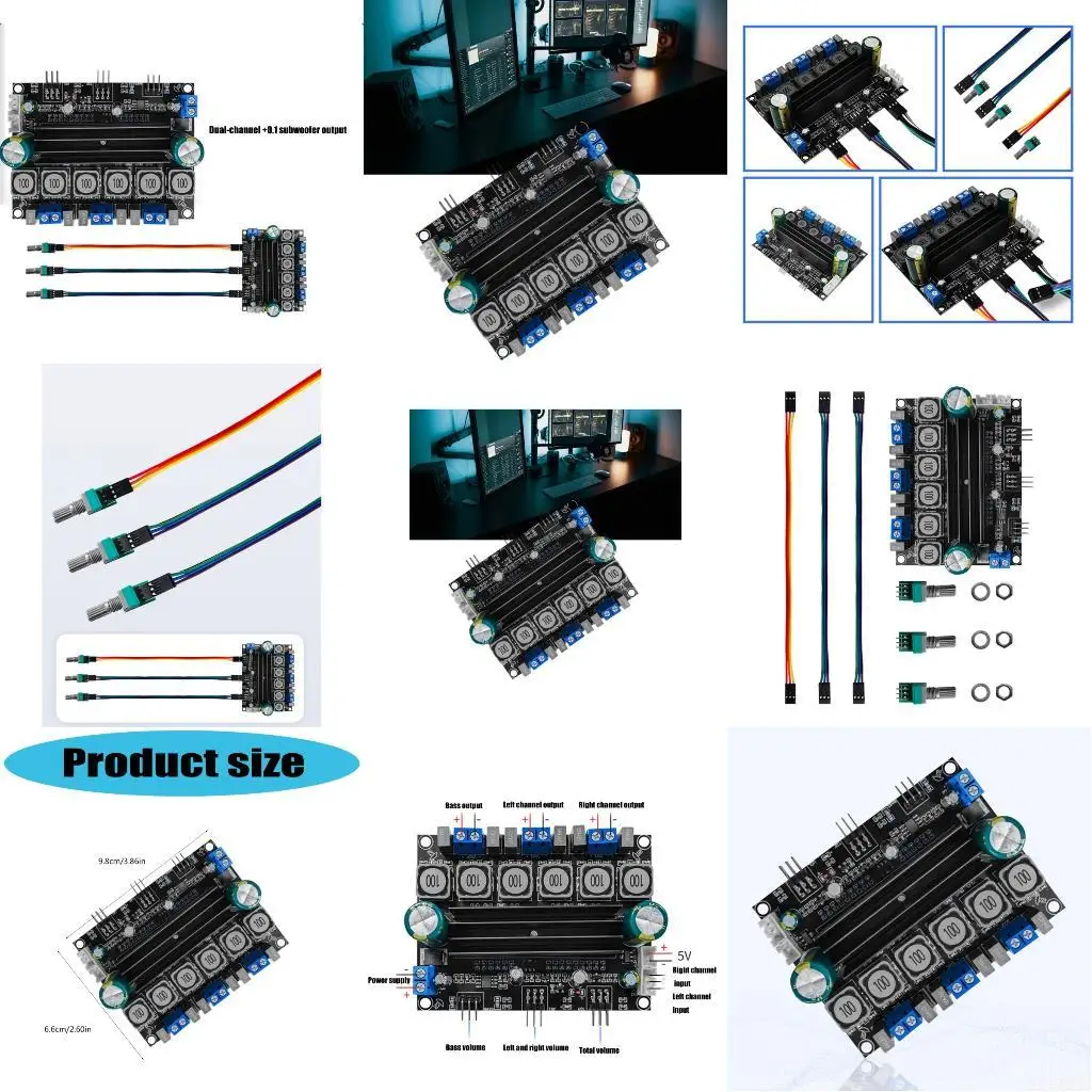 B03F Metal Amplifiers Module High Power HIFI Performances Multiple Device Compatibility Low Heat
B03F Metal Amplifiers Module High Power HIFI Performances Multiple Device Compatibility Low Heat