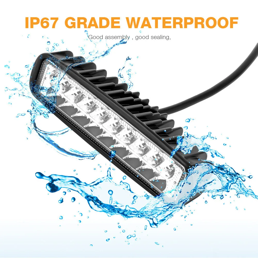 LED Worklight Bar 12V 18W Spot Flood Bright White Driving Light For Truck Tractor Offroad Vehicle
LED Worklight Bar 12V 18W Spot Flood Bright White Driving Light For Truck Tractor Offroad Vehicle
