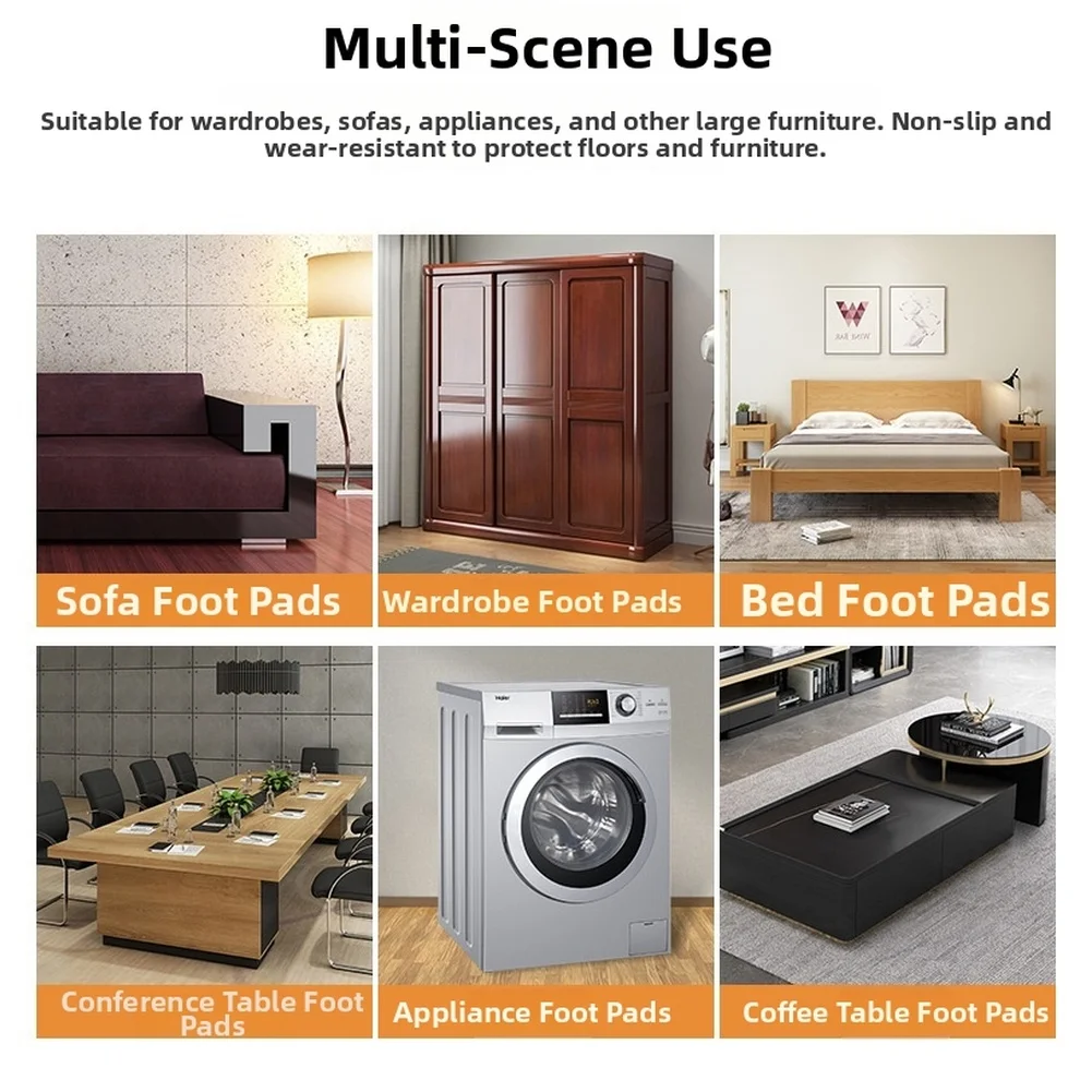 8pcs Heavy Duty Furniture Sliders with EVA and Dense Felt for Smooth Movement on Tiles Wood For Floors and Carpets
8pcs Heavy Duty Furniture Sliders with EVA and Dense Felt for Smooth Movement on Tiles Wood For Floors and Carpets