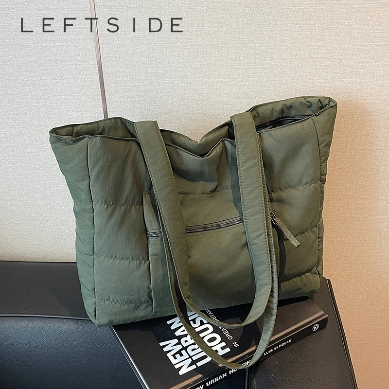 LEFTSIDE Large Capacity Fabric Tote Bag Trendy Shoulder Purses Lady Shopper Shopping Underarm Bag Female Y2k 2025 New Handbags
LEFTSIDE Large Capacity Fabric Tote Bag Trendy Shoulder Purses Lady Shopper Shopping Underarm Bag Female Y2k 2025 New Handbags
