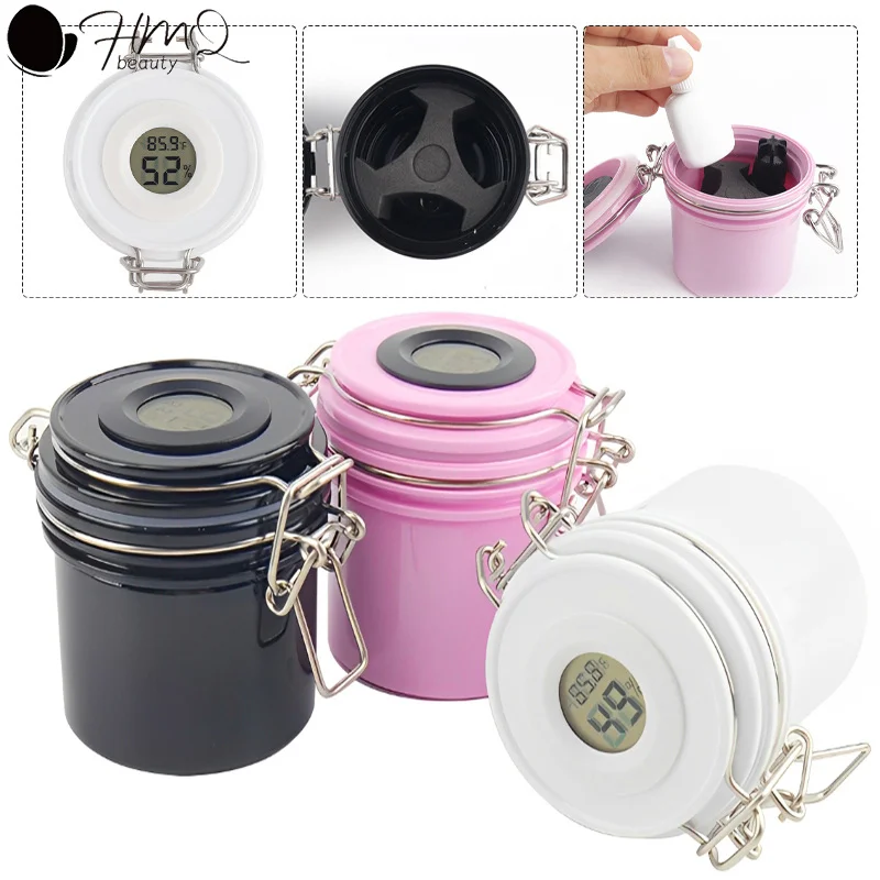 Eyelash Glue Storage Tank With Temperature and Humidity Leak-Proof Stand Storage Jar Professional Eyelash Extension Makeup Tools
Eyelash Glue Storage Tank With Temperature and Humidity Leak-Proof Stand Storage Jar Professional Eyelash Extension Makeup Tools