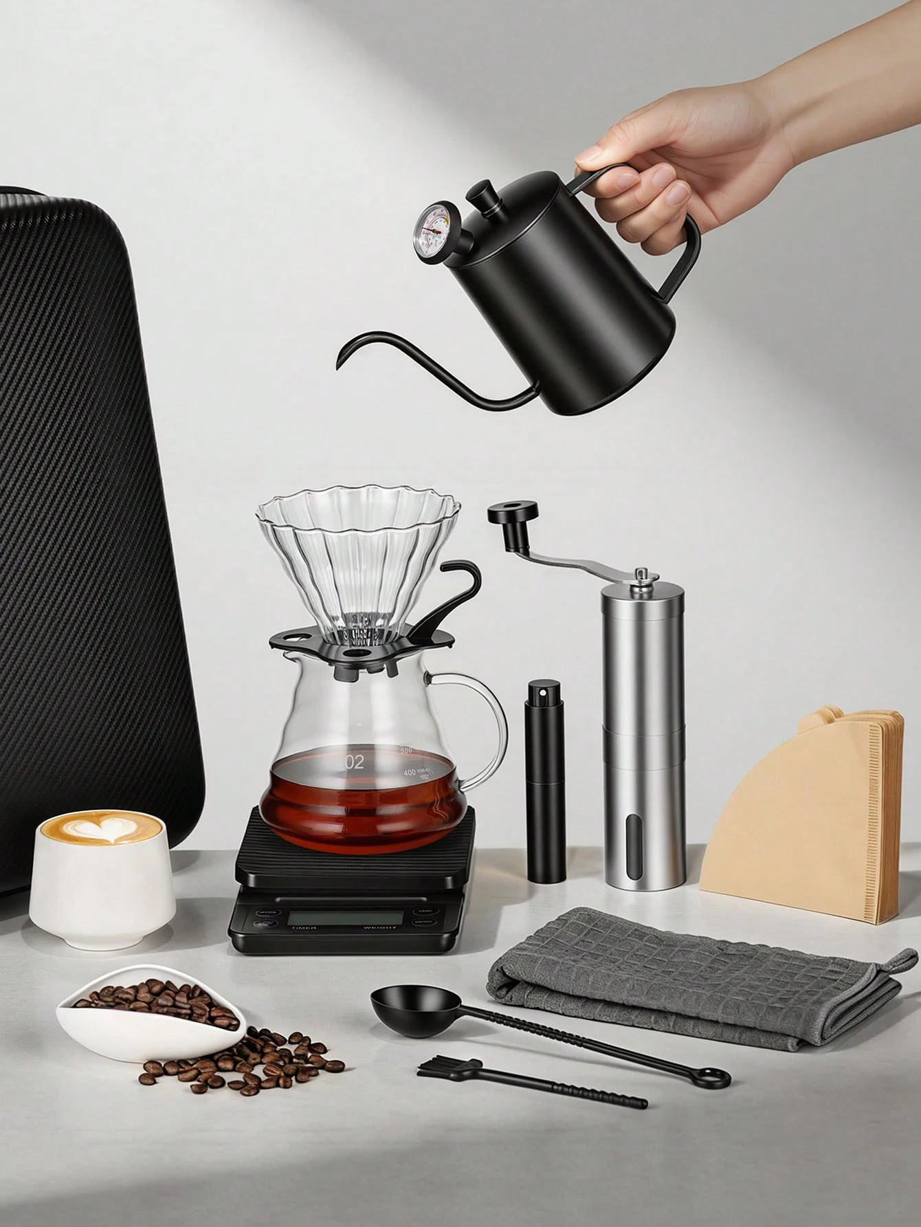13pcs/set Drip Coffee Set with Storage Box, V02 Coffee Set, Hand Drip Coffee Accessories Set, V02 Coffee Set
13pcs/set Drip Coffee Set with Storage Box, V02 Coffee Set, Hand Drip Coffee Accessories Set, V02 Coffee Set