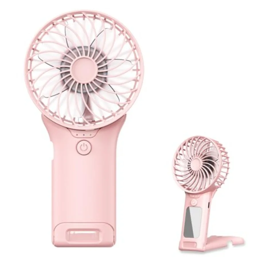 Portable Mini Fan with Mirror, USB Rechargeable, Pocket 4-Speed Cooling, Up to 15 Hours, Compact Handheld Fan for Travel/Summer
Portable Mini Fan with Mirror, USB Rechargeable, Pocket 4-Speed Cooling, Up to 15 Hours, Compact Handheld Fan for Travel/Summer
