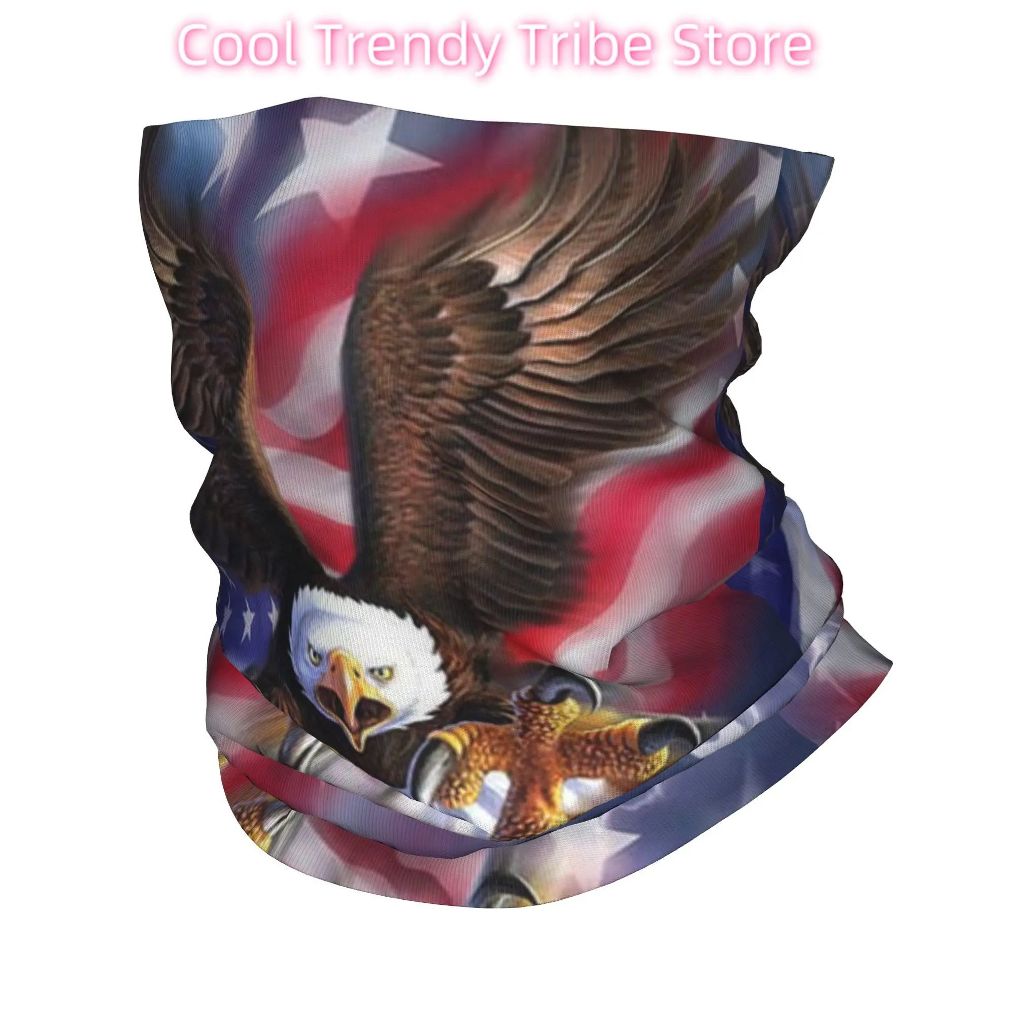 Бандана с американским флагом и орлом на заказ, гетры для лыжного кемпинга, мужчин и женщин, шарф с запахом, патриотическая Балаклава США, теплая
Бандана с американским флагом и орлом на заказ, гетры для лыжного кемпинга, мужчин и женщин, шарф с запахом, патриотическая Балаклава США, теплая