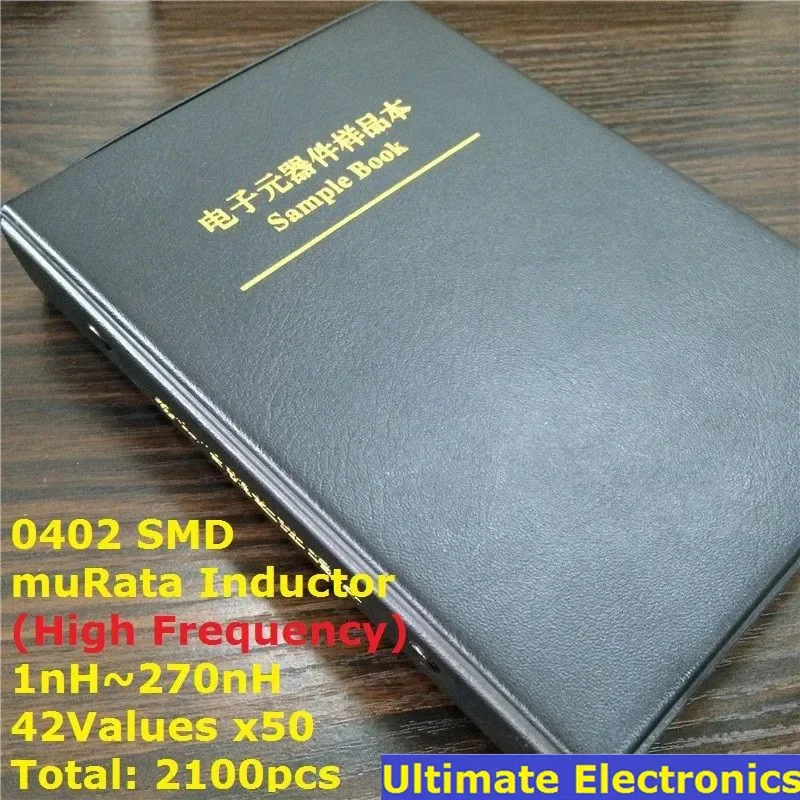 0402 muRata SMD Чип-индуктор Ассорти Комплект 1nH~270nH 42 Значения x 50 Книга образцов
0402 muRata SMD Чип-индуктор Ассорти Комплект 1nH~270nH 42 Значения x 50 Книга образцов