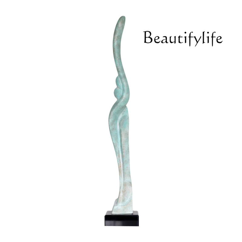 Modern light luxury high-end living room corridor porch slender vertical height ornament art sculpture decoration
Modern light luxury high-end living room corridor porch slender vertical height ornament art sculpture decoration