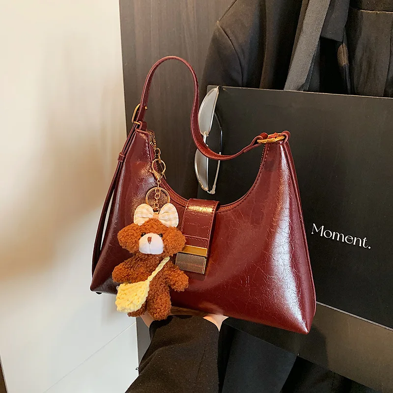 2025 French Vintage Shoulder Bag, Elegant Solid Color Underarm Purse, Retro Square Handbag for Women, Casual Crossbody Bag
2025 French Vintage Shoulder Bag, Elegant Solid Color Underarm Purse, Retro Square Handbag for Women, Casual Crossbody Bag