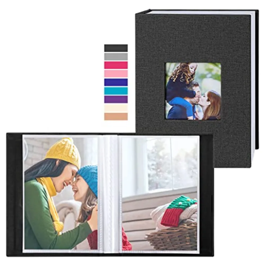 Photo Album 4x6 100 Pockets 2 Packs, Small Mini Capacity Linen Photo Album Bulk Sets, Each Pack Holds 100 Top Loader Vertical O
Photo Album 4x6 100 Pockets 2 Packs, Small Mini Capacity Linen Photo Album Bulk Sets, Each Pack Holds 100 Top Loader Vertical O