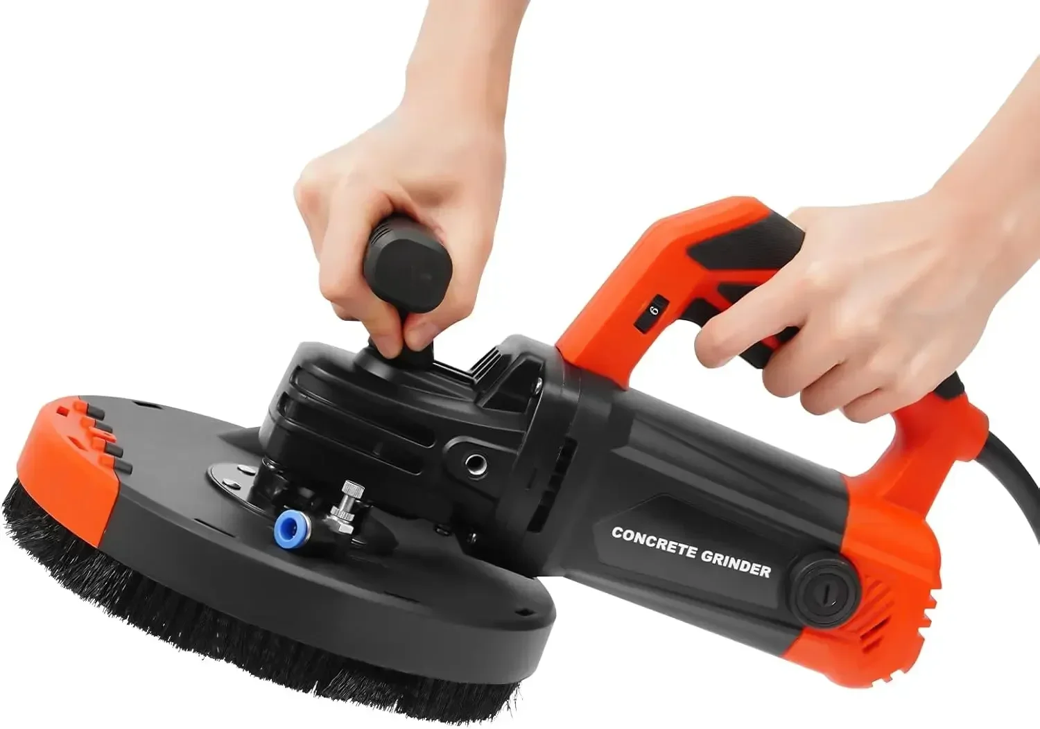 7In Concrete Surface Grinder, 110V 2200W Pure Copper Motor Angle Grinder Kit with Dust Shroud,4800RPM 6 Speed Gears Floor Grinde
7In Concrete Surface Grinder, 110V 2200W Pure Copper Motor Angle Grinder Kit with Dust Shroud,4800RPM 6 Speed Gears Floor Grinde