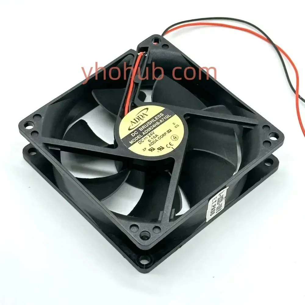 ADDA AD0824UB-A71GL DC 24V 0.26A 80x80x25mm 2-Wire Cooling Fan
ADDA AD0824UB-A71GL DC 24V 0.26A 80x80x25mm 2-Wire Cooling Fan