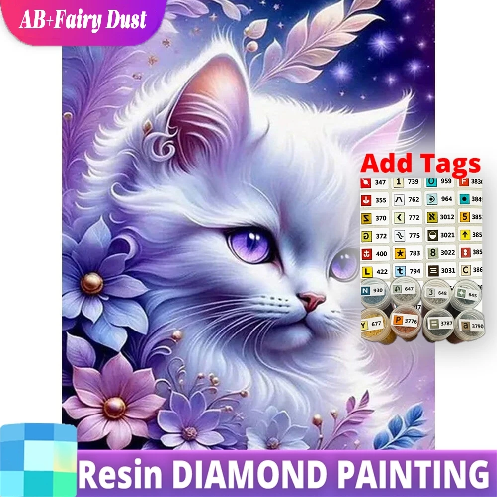 Resin AB Fairy Dust 5D DIY Diamond Painting Cat Animal Suitable For Beginners Mosaic Flower Cross Stitch Embroidery Handmade Gif
Resin AB Fairy Dust 5D DIY Diamond Painting Cat Animal Suitable For Beginners Mosaic Flower Cross Stitch Embroidery Handmade Gif