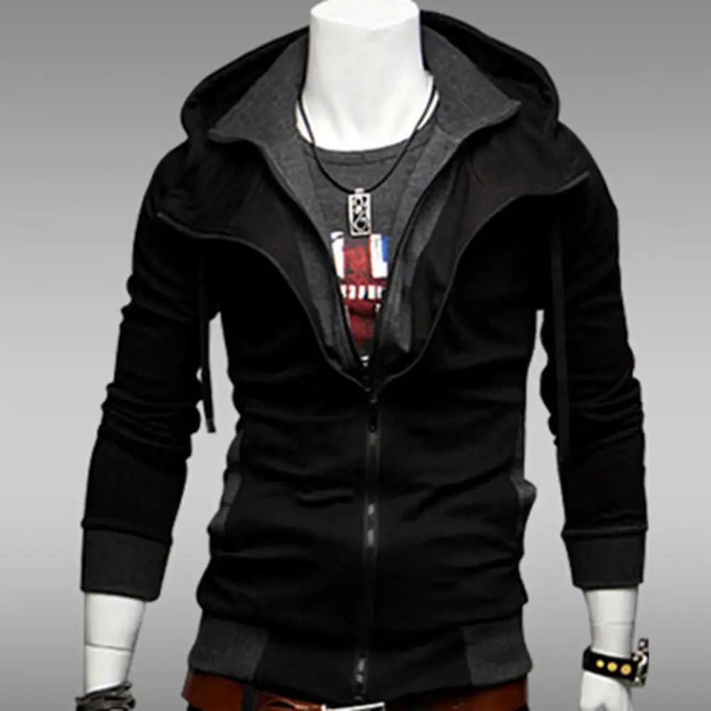 Portable Pullover Outwear Slim Fit Multi-color Hooded Coat Men Long Sleeve Hoodie Top Full-zip Sweatshirt
Portable Pullover Outwear Slim Fit Multi-color Hooded Coat Men Long Sleeve Hoodie Top Full-zip Sweatshirt