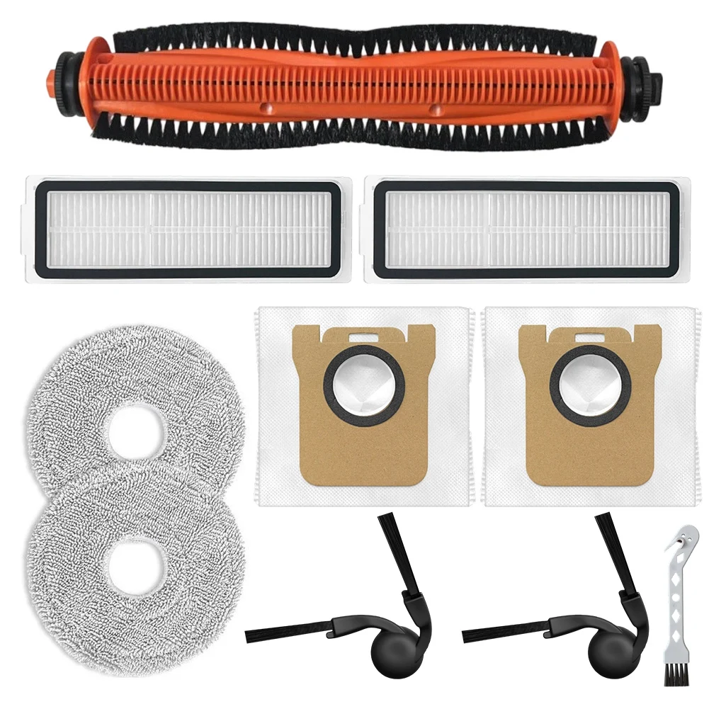 Filter Mop Cloth Dust Bag Side Brush and Main Brush Set Compatible with For Xiaomi Robot Vacuum Cleaner 5 OV31GL 5 Pro OV21GL
Filter Mop Cloth Dust Bag Side Brush and Main Brush Set Compatible with For Xiaomi Robot Vacuum Cleaner 5 OV31GL 5 Pro OV21GL