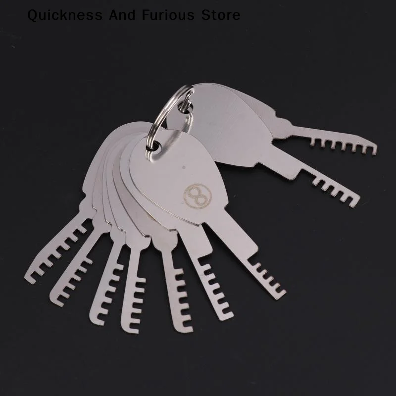 【TO】1 Set HUK Tools Stainless Steel Comb Lock 9in1 Full Set Repair Tool Stainless Steel Key Blank
【TO】1 Set HUK Tools Stainless Steel Comb Lock 9in1 Full Set Repair Tool Stainless Steel Key Blank